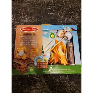 Melissa & Doug Let's Explore S'mores & More Campfire Play Set Camping Tents